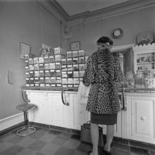 Linnégatan 67. Augusta Janssons karamellbutik