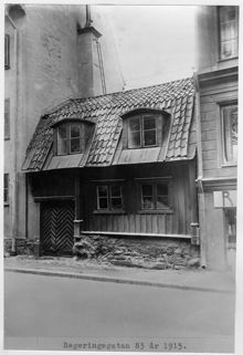 Regeringsgatan 87 år 1915