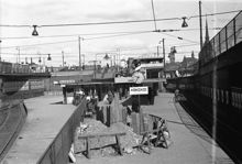 Station Slussen. Ombyggnad till tunnelbana
