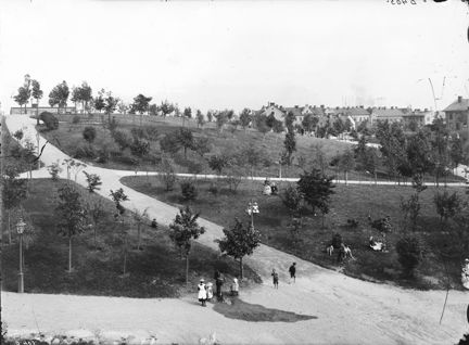 Kronobergsparken från Kronobergsgatan