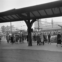 Centralstationen. Perrongen