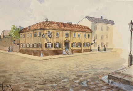 Krogen Källaren Hamburg från korsningen Götgatan/Folkungagatan