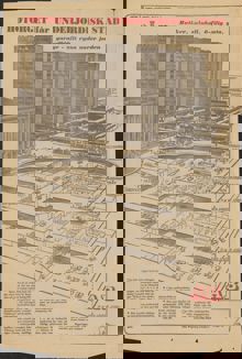 Illustration av Hötorget som underjordisk stad