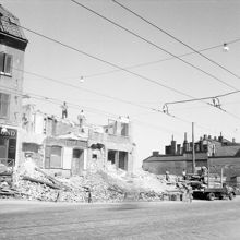 Hornsgatan 20-24 under rivning