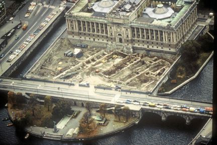 "Riksgropen", utgrävning på Helgeandsholmen 1978-1980