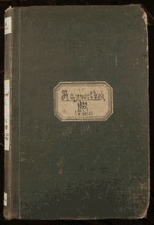 Rapportbok vid tredje polisvaktdistriktet (Kungsholmen)