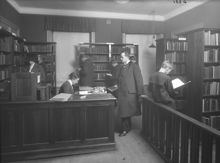 Västmannagatan 63, biblioteksinteriör
