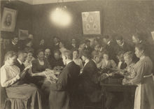 Stockholms dövas förening - samkväm 1909