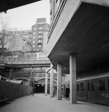 Tunnelbanestation Slussen år 1959