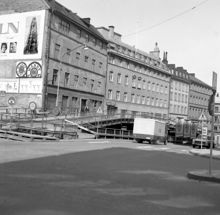 Mäster Samuelsgatan mot öster/Malmskillnadsgatan