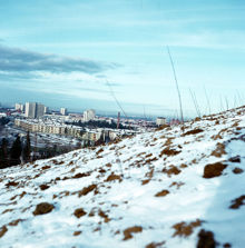 Från Högdalstoppen åt nordväst mot Högdalen