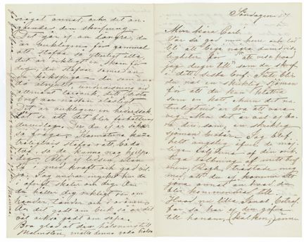 Hedvig Rosalie Hildegard Roghs kritiska brev till sonen.
