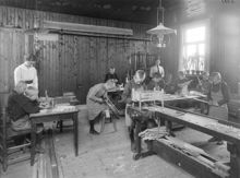 Hagalunds arbetsstuga, skolslöjd för pojkar