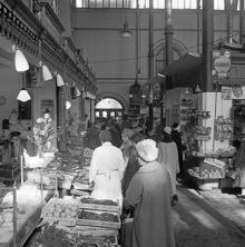 Fiskhandel i Östermalmshallen