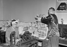 Arbete på Högerns kontor