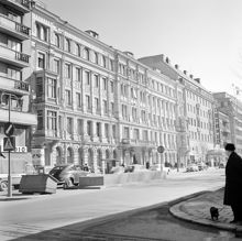 Bonnierhuset sett från korsningen Sveavägen - Kammakargatan