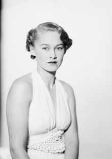 Porträtt av Agneta Wrangel