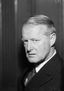 Porträtt av marinbiologen och riksdagsledamoten  Wilhelm Björck