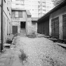 Brännkyrkagatan 74, gården. Ludvigsbergsgatan 23 i fonden