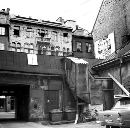 Innergården vid Regeringsgatan 28