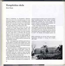 Kungsholms skola / Britt Wisth