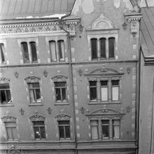 Linnégatan 33-35. Detaljer av fasaden