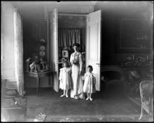 Prinsessan Ingeborg med döttrarna Margaretha och Märtha