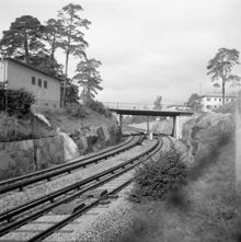 Odelbergsviadukten mellan Enskede Gård och Sockenplan