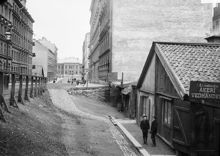 Grevgatan norrut från Linnégatan