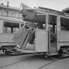 Spårvagnsolycka på Sveavägen