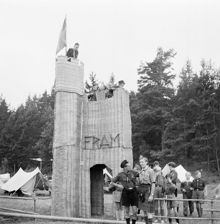 Haninge. Internationellt scoutläger i Åva