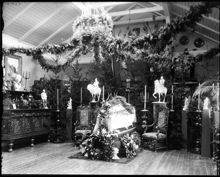 Bildhuggare John Börjesons begravning