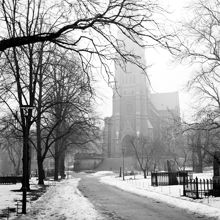Johannes kyrkogård sedd mot Johannes kyrka