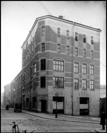 Tegnergatan 20b, hörnet av Saltmätargatan