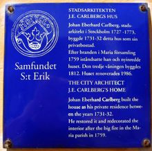 Stadsarkitekten J E Carlbergs hus, Hornsgatan 24 (Överkikaren 25)