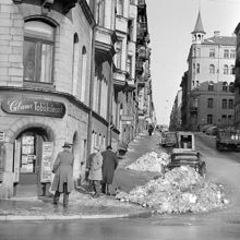 Strandvägen vid hörnet Skeppargatan