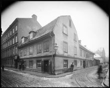 Hörnet av Adolf Fredriks Kyrkogata och Luntmakargatan