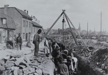 Torsgatan. Gasledning 1897 