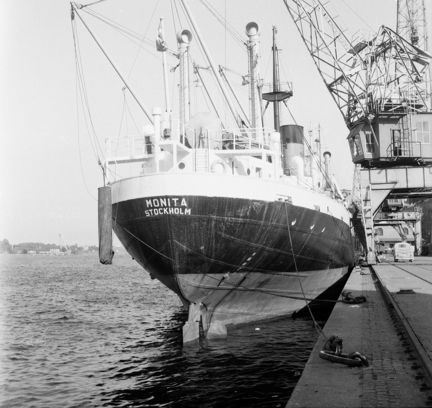 Fartyget Monita i Stadsgården