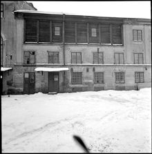 Kvarteret Täppan. Magasin på östra sidan av Yttre gården. Hus G och E
