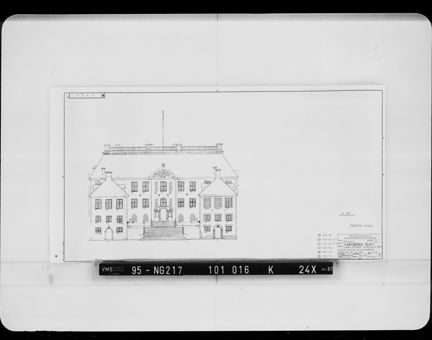 Ritning Karlbergs slott