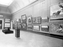 Interiör av svenska salen i Nationalmuseum