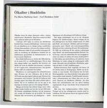 Ölkaféer i Stockholm / Pia Maria Hallberg (text), Carl Heideken (bild)