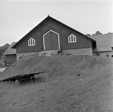 Riddersvik, Hässelby. Gavelfasad till ladugård