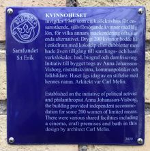 Kvinnohuset, Welanders väg 12 (Värjan 1), Stadshagen