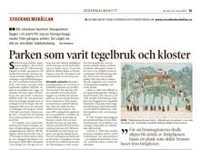 Parken som varit tegelbruk och kloster