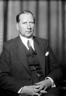 Porträtt av borgmästare Gunnar Fant. (Fant var borgmästare i Nyköping 1917-1931 och i Stockholm 1931-1949)