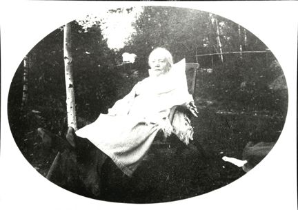 Svartvitt fotografi på Frälsningsarméns grundare i Sverige, Hanna Ouchterlony