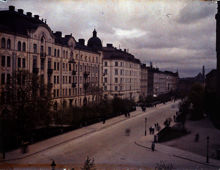 Karlbergsvägen österut från Västmannagatan.
