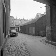 Separators fabriksområde. Väg inom området